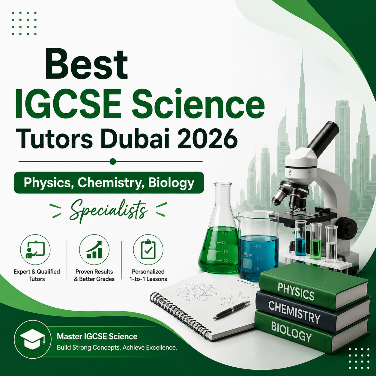 Best IGCSE Science Tutors in Dubai 2026 | Physics & Chemistry