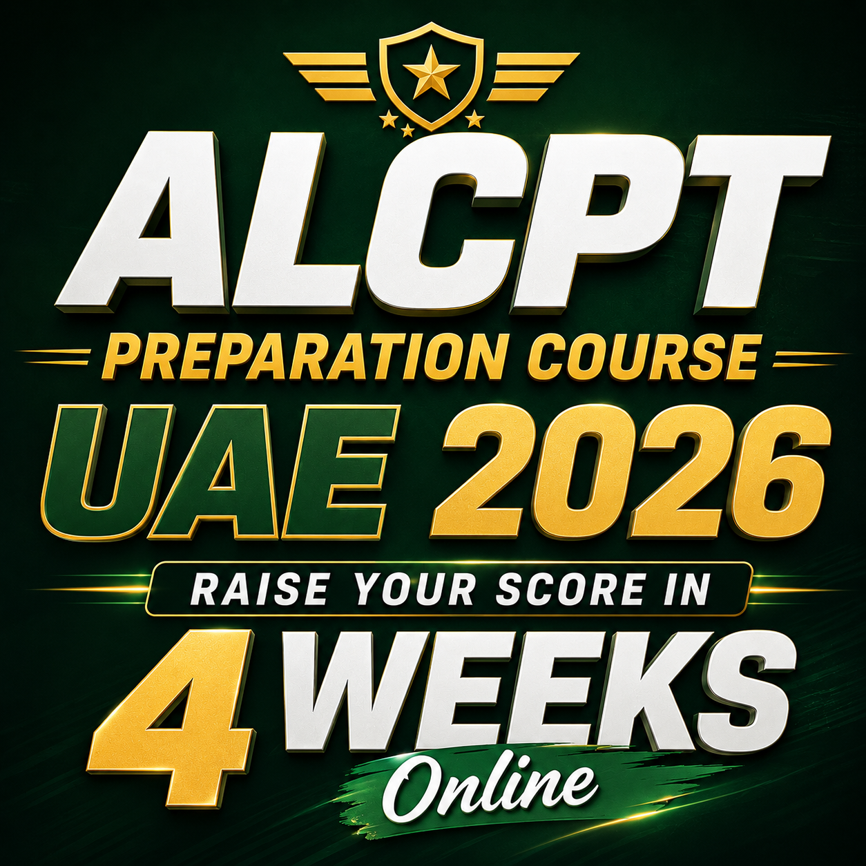 ALCPT Preparation Course UAE 2026 — Raise Your Score in 4 Weeks Online