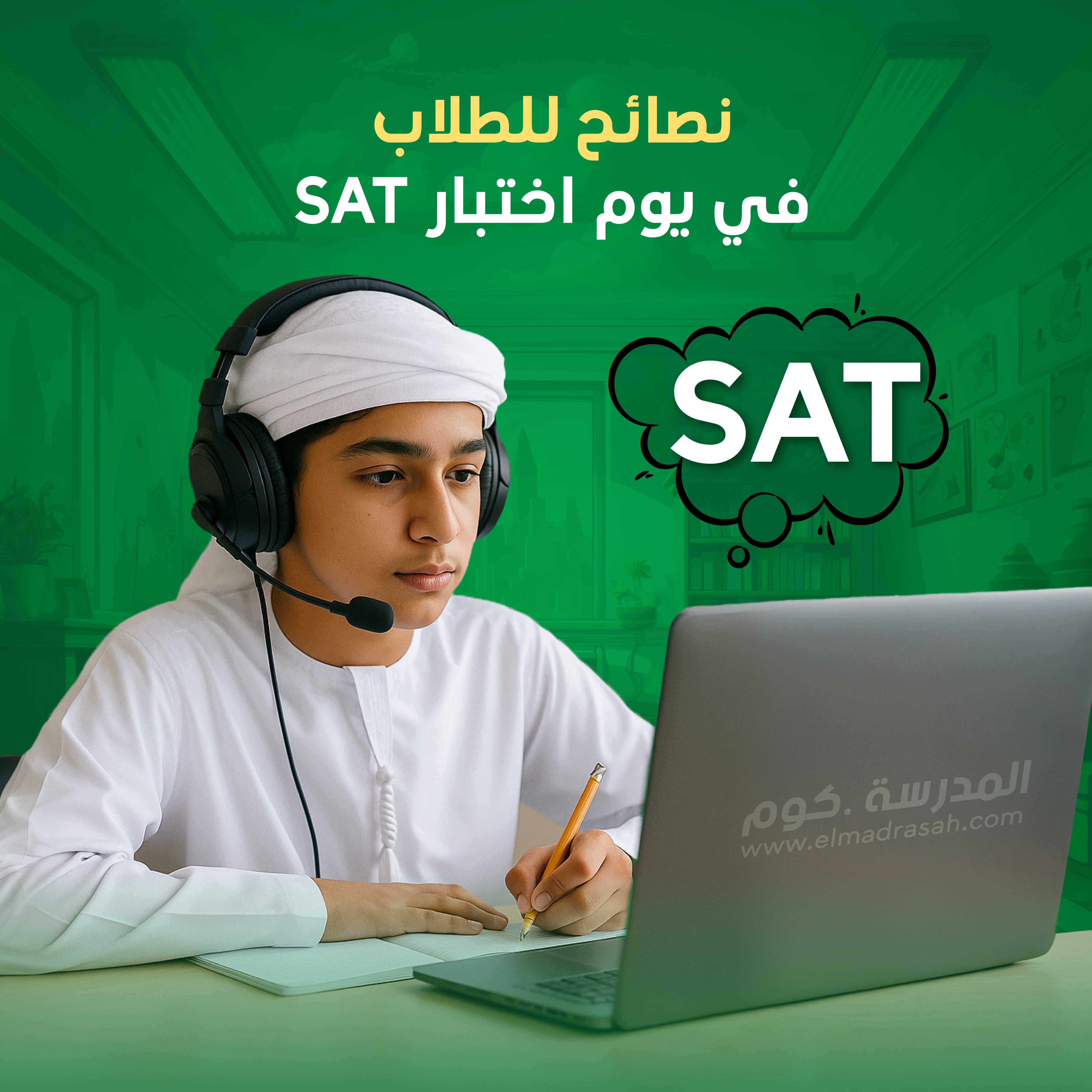 أهم 10 نصائح ليوم اختبار SAT: كن مستعدًا لتتفوق!