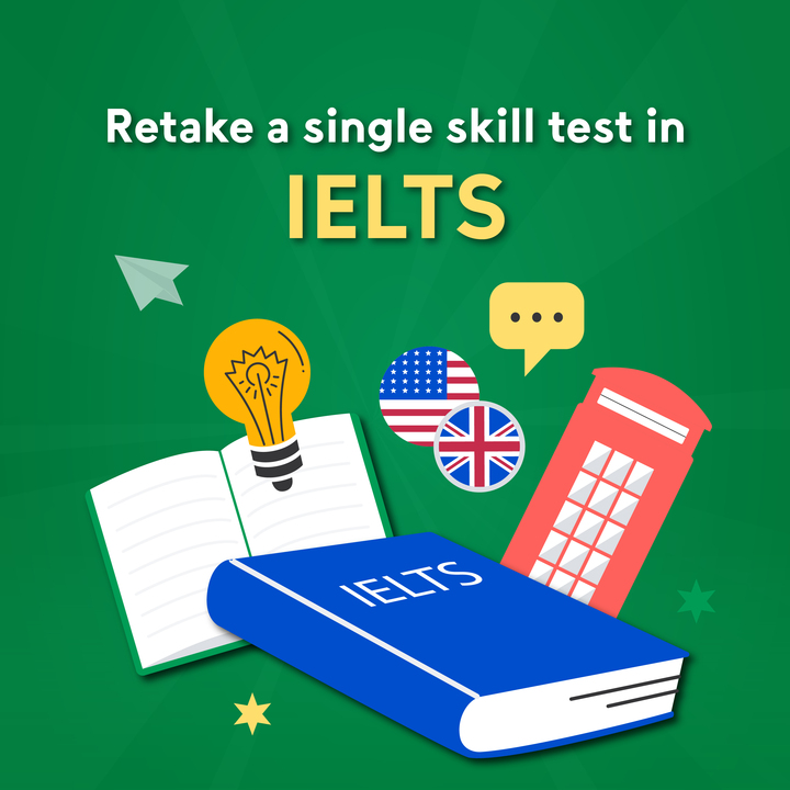 Retake one skill in IELTS